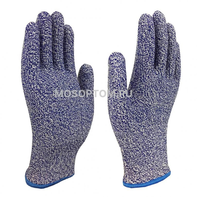Защитные противоножевые перчатки от порезов Cut resistant glove оптом - Фото №2